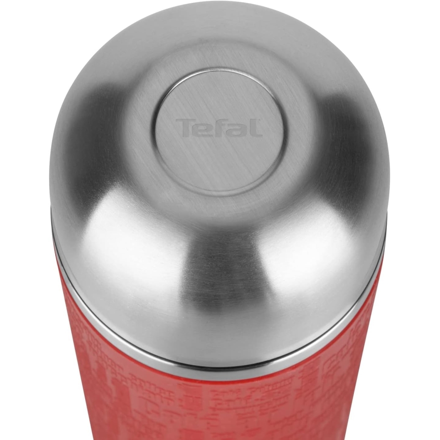 Tefal - Termo com uma caneca 1 l SENATOR aço inoxidável/vermelho