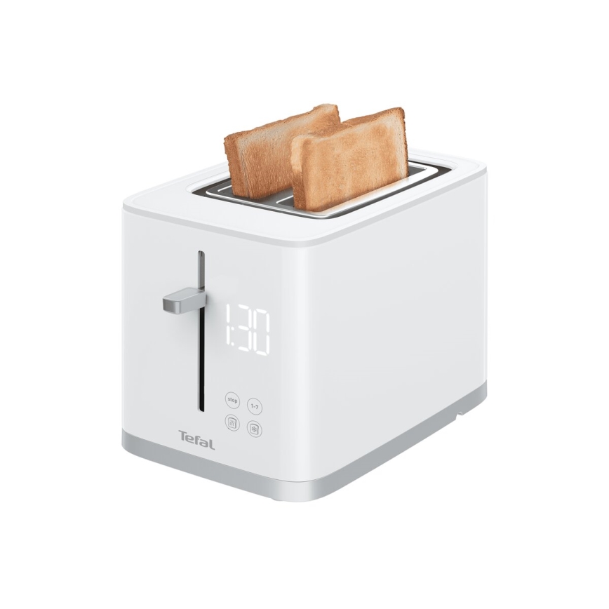 Tefal - Torradeira com 2 espaços SENSE 850W/230V branco