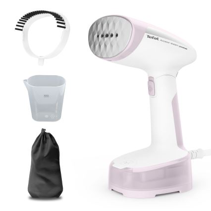 Tefal - Vaporizador de roupa portátil ACCESS STEAM POCKET 1300W/230V rosa