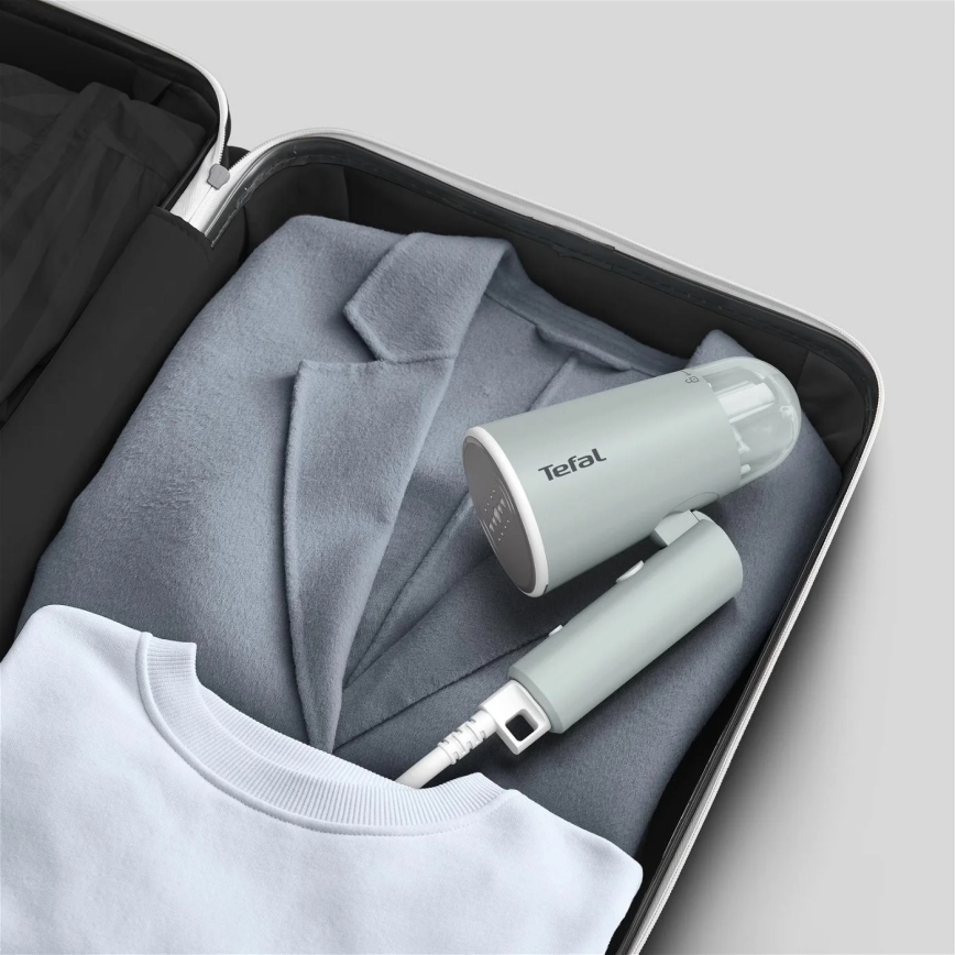 Tefal - Vaporizador de roupa portátil ORIGIN TRAVEL verde