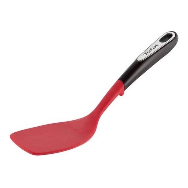 Tefal - Virador de alimentos em silicone para cozinha INGENIO preto/vermelho