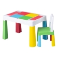 TEGA BABY - Conjunto de mesa e cadeira infantil multicolorido