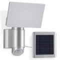 Telefunken 304704TF - LED Holofote de parede solar com sensor  LED/6W/3,7V IP44 prateado