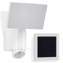 Telefunken 304706TF - LED Holofote de parede solar com sensor LED/6W/3,7V IP44 branco