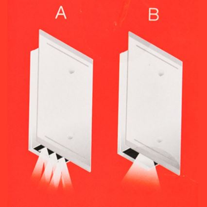 Telefunken 307706TF - Iluminação de parede exterior LED 2xLED/3W/230V IP44 branco