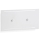 Telefunken 307806TF - Iluminação de parede exterior LED 2xLED/3,5W/230V IP44 branco
