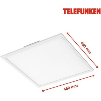 Telefunken 308806TF - Painel integrado LED com sensor LED/25W/230V 4000K