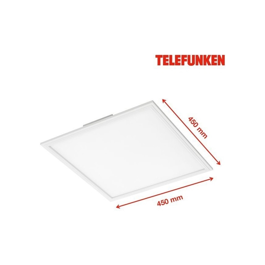 Telefunken 308806TF - Painel integrado LED com sensor LED/25W/230V 4000K
