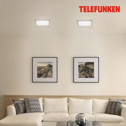 Telefunken 309602TF -Iluminação de teto  LED RGBW LED/18W/230V 2700-6500K WiFi