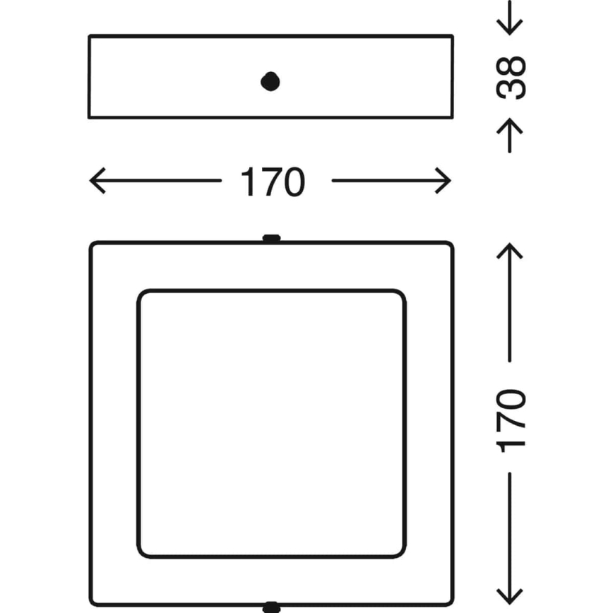 Telefunken 311002TF - Iluminação de teto LED RGBW com regulação LED/12W/230V 2700-6500K Wi-Fi Tuya