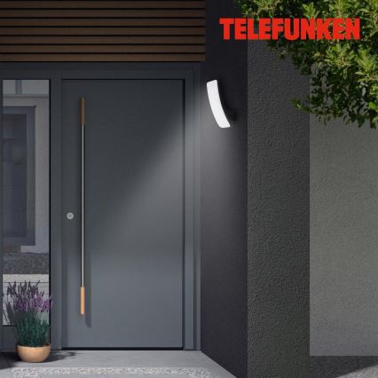 Telefunken 311605TF - Iluminação de parede exterior LED LED/15W/230V IP44 preto