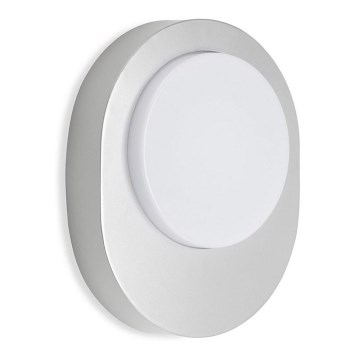 Telefunken 312004TF - Iluminação de parede exterior LED LED/8W/230V IP44 prateado