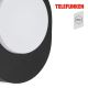 Telefunken 312005TF - Iluminação de parede exterior LED LED/8W/230V IP44 preto