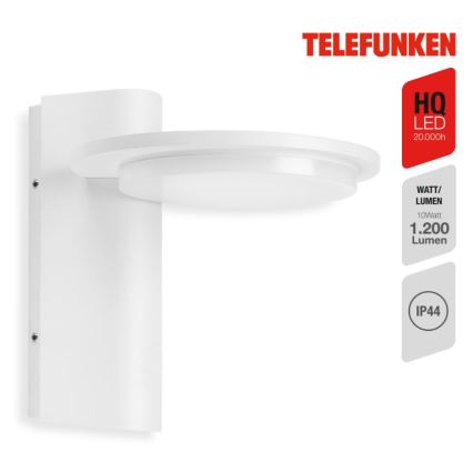 Telefunken 312406TF - Iluminação de parede exterior LED LED/10W/230V IP44