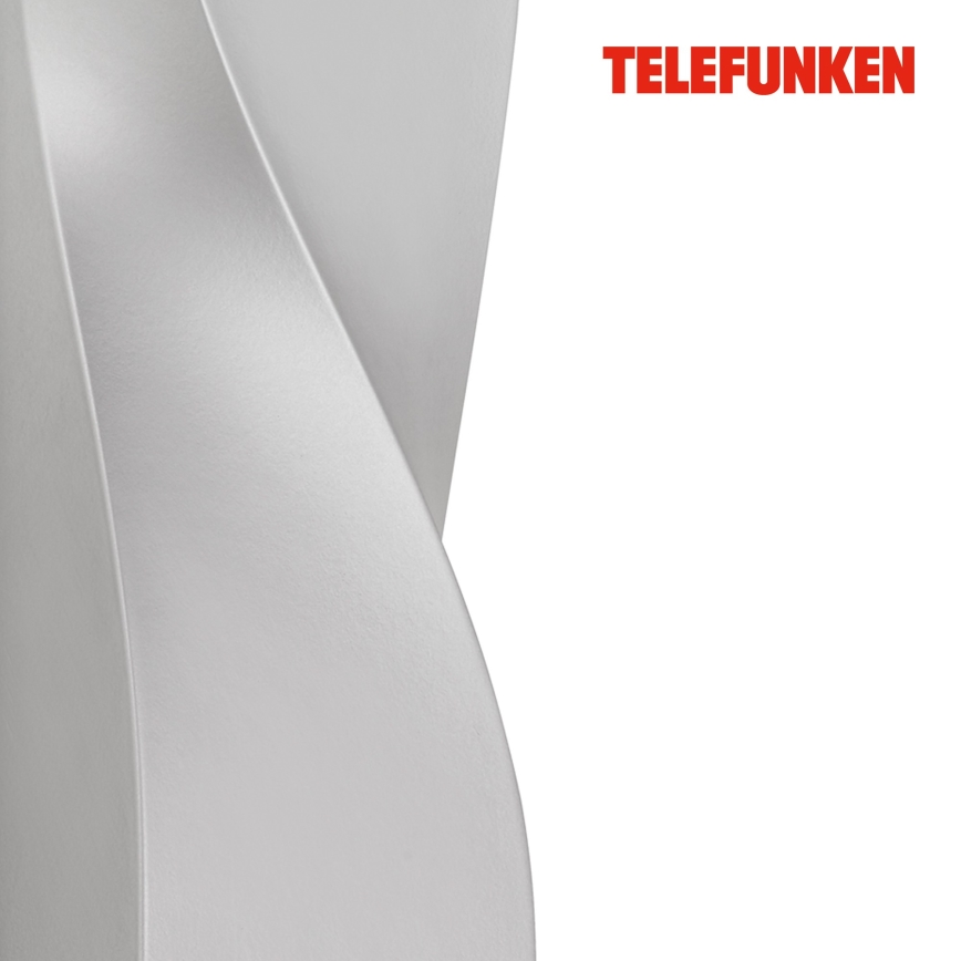 Telefunken 312704TF - Iluminação de parede exterior LED 2xLED/5,5W/230V IP44 prateado