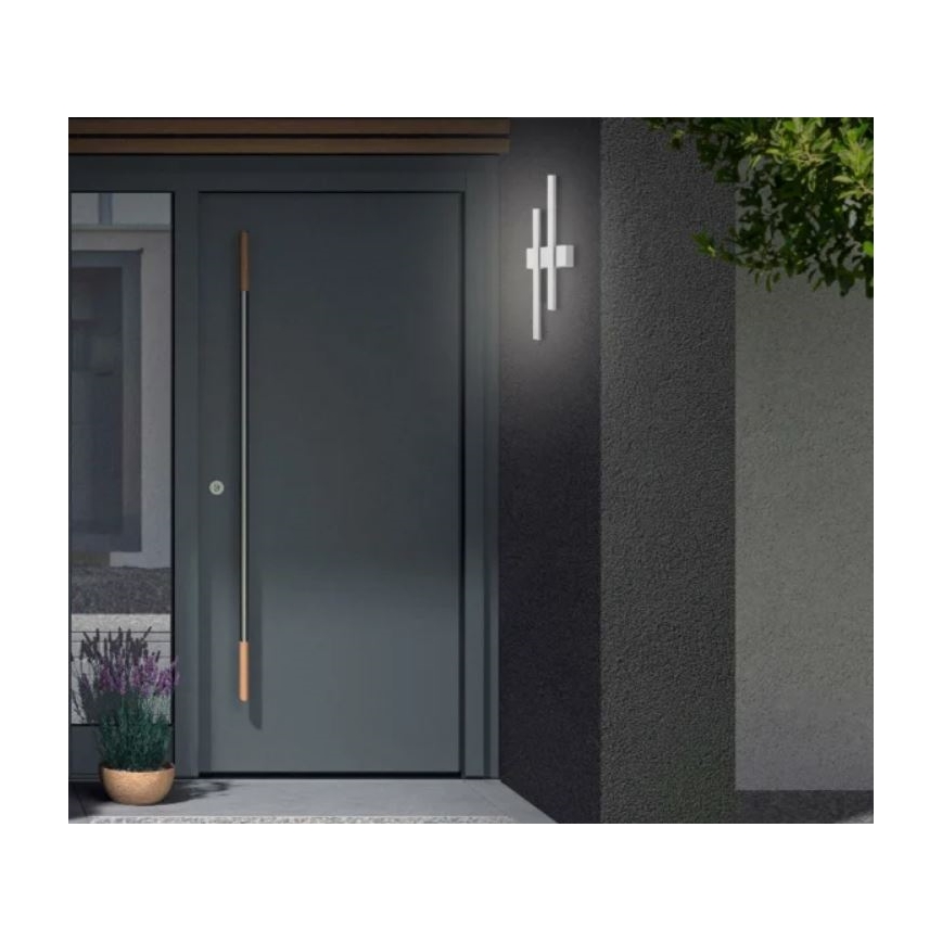 Telefunken 313204TF - Aplique de parede LED para exterior 2xLED/4W/230V 4000K IP44
