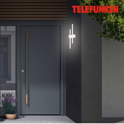Telefunken 313206TF - Iluminação de parede exterior LED 2xLED/8W/230V IP44