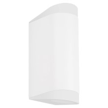 Telefunken 314906TF - Iluminação de parede exterior LED 2xGU10/5W/230V IP44 branco
