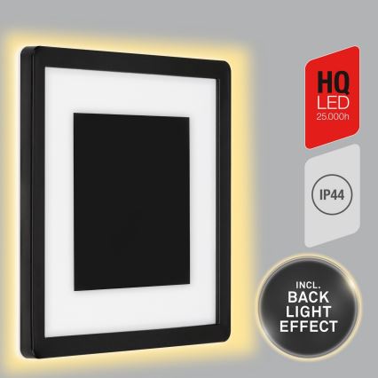 Telefunken 315905TF - Aplique de parede LED para exterior LED/15W/230V IP44 4000K preto