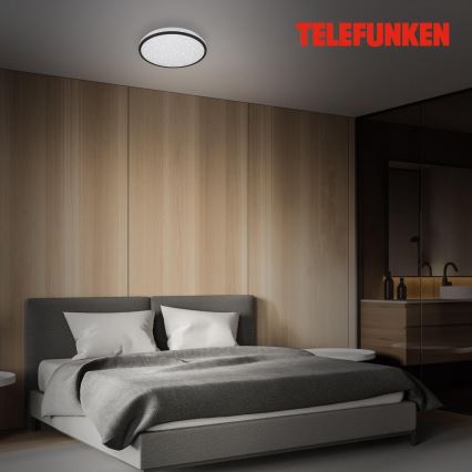 Telefunken 318305TF - Iluminação de teto para casa de banho LED com sensor LED/16W/230V IP44 diâmetro 28 cm