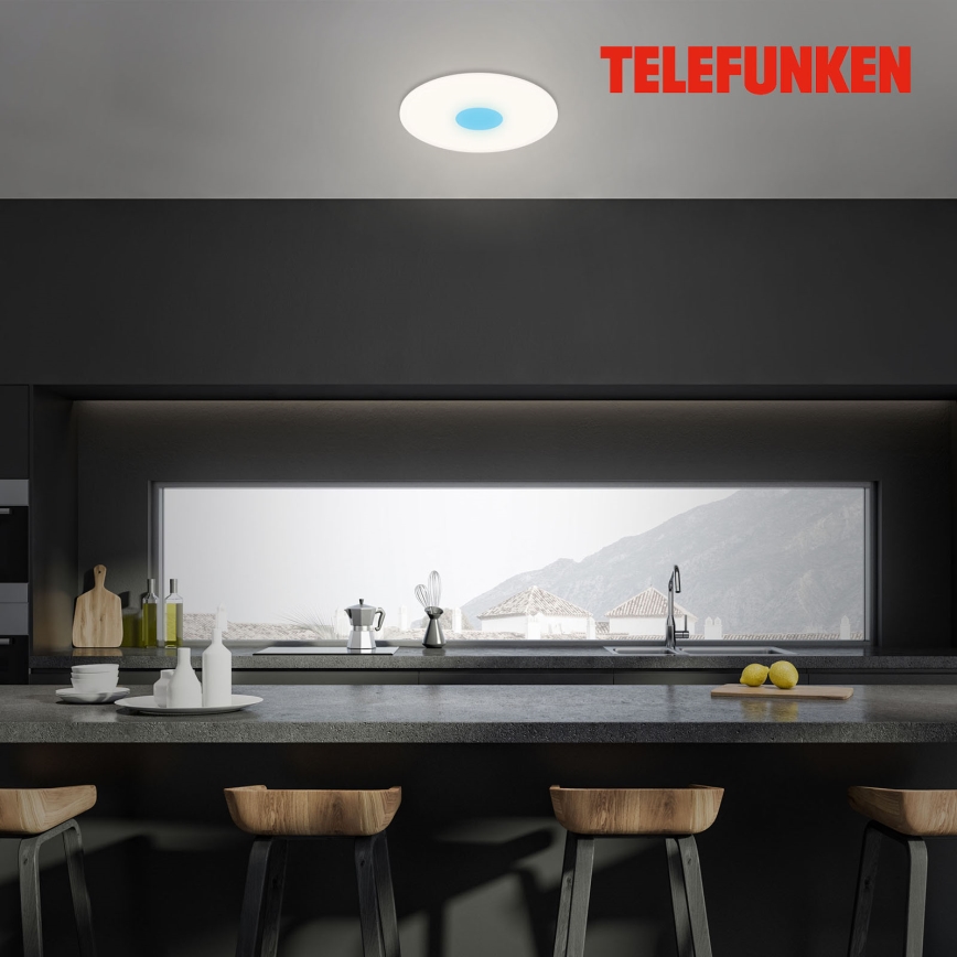 Telefunken 319306TF - LED RGBW Iluminação com regulação LED/22W/230V 2700-6500K + controlo remoto