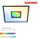 Telefunken 319505TF - Iluminação de teto RGBW com regulação LED/36W/230V 2700-6500K preto + controlo remoto