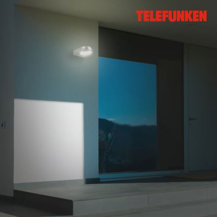 Telefunken 320204TF - Aplique de parede exterior LED/6,5W/230V IP44 cromo mate