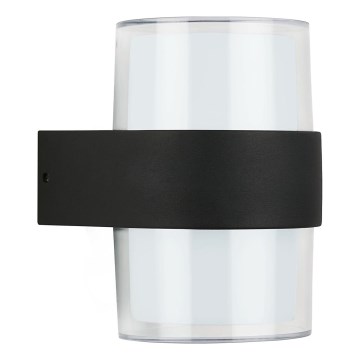 Telefunken 320405TF - Aplique de parede LED para exterior 2xLED/8W/230V IP44 preto
