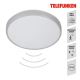 Telefunken 601604TF - Iluminação para teto de casa de banho LED com sensor LED/12W/230V IP44 diâmetro 29 cm