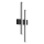 Telefunken - Aplique de parede exterior LED 2xLED/4W/230V 4000K IP44 preto
