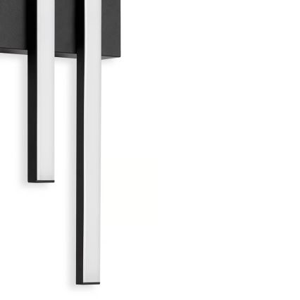 Telefunken - Aplique de parede exterior LED 2xLED/4W/230V 4000K IP44 preto