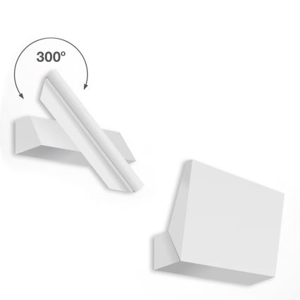 Telefunken - LED Aplique de parede exterior LED/10W/230V IP44 branco