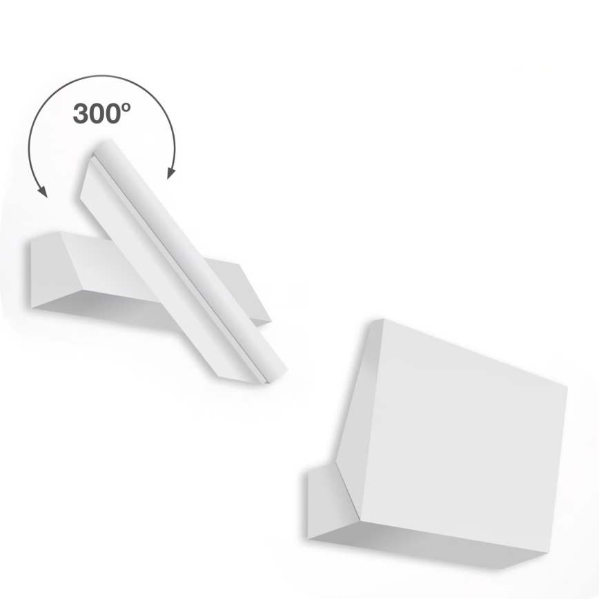 Telefunken - LED Aplique de parede exterior LED/10W/230V IP44 branco