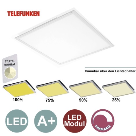 Telefunken - Painel fosco LED 1xLED/36W/230V