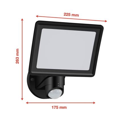 Telefunken - Refletor LED com sensor, 20W, 230V