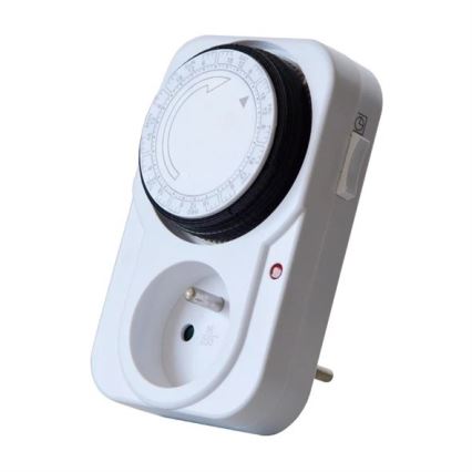 Temporizador mecânico interruptor semanal 16A/230V