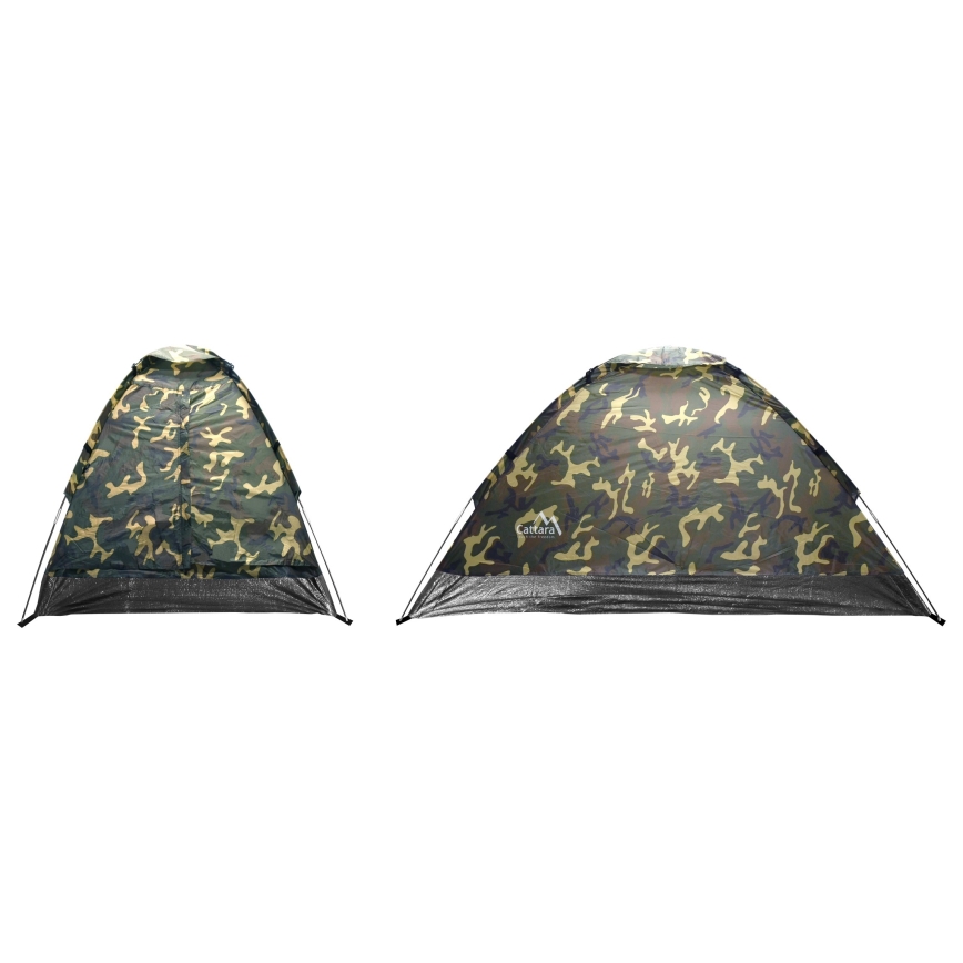 Tenda para 2 pessoas PU 2000 mm camuflagem