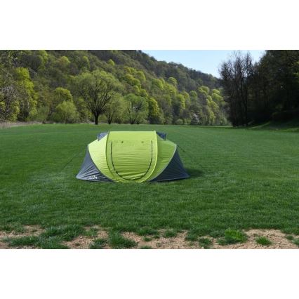 Tenda para 2 pessoas PU 3000 mm verde/cinzento