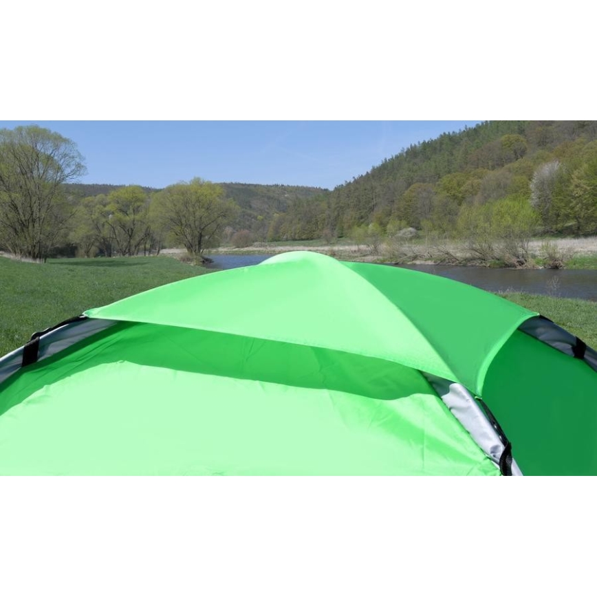 Tenda para 3 pessoas PU 3000 mm verde