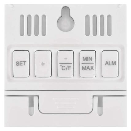 Termómetro digital com higrómetro 2x AAA branco