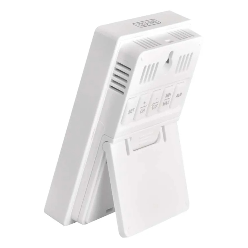 Termómetro digital com higrómetro, 2xAAA, branco