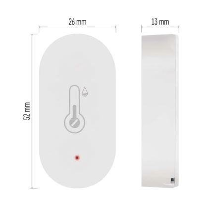 Termómetro digital sem fios GoSmart 1×CR2032