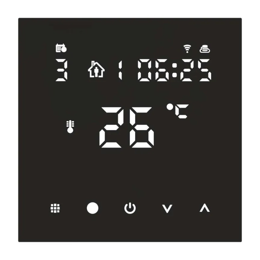 Termostato com fio para aquecimento de piso GoSmart 230/16A Wi-Fi