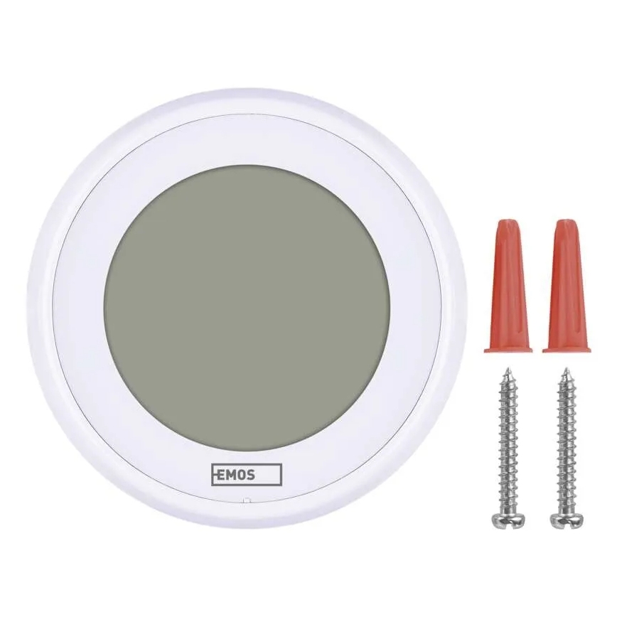 Termostato de ambiente manual 230V/6A 2xAA branco