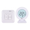 Termostato de ambiente manual sem fios 230V/16A 2xAA branco