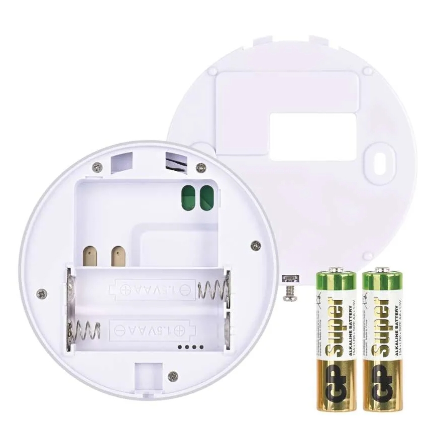 Termostato de ambiente manual sem fios 230V/16A 2xAA branco