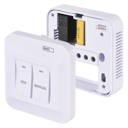 Termostato de ambiente manual sem fios 230V/16A 2xAA branco