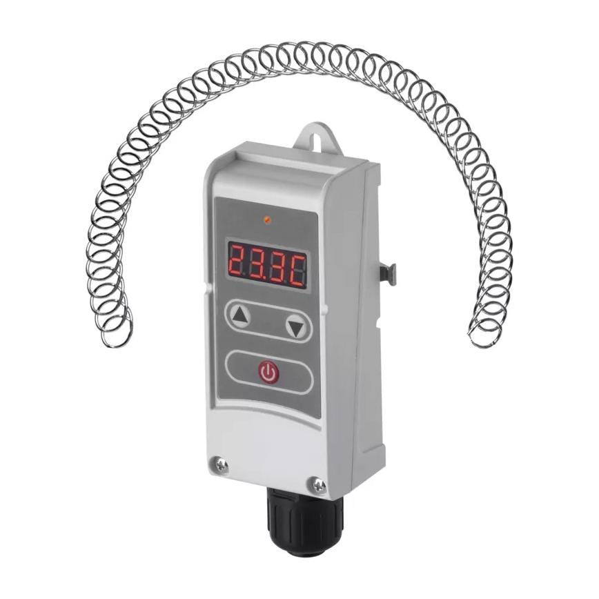 Termóstato digital acoplado 230V