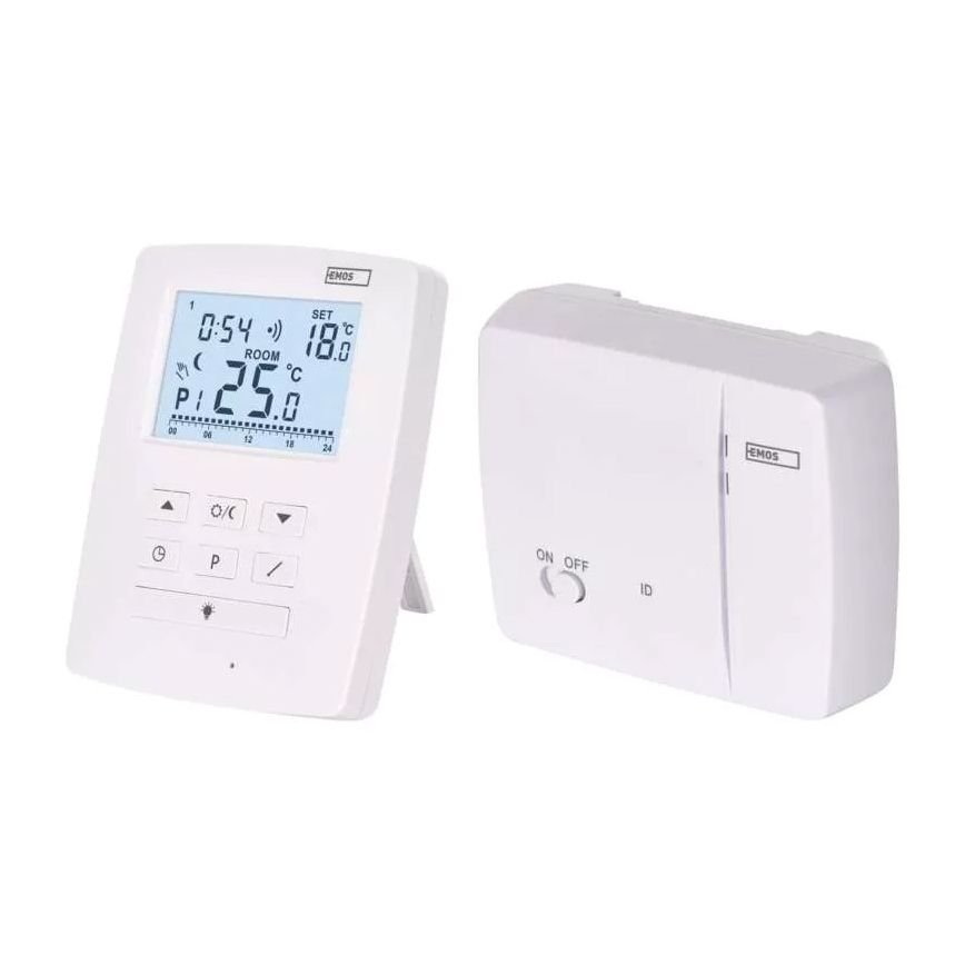 Termóstato programável 230V+2xAA