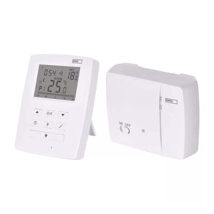 Termóstato programável 230V+2xAA